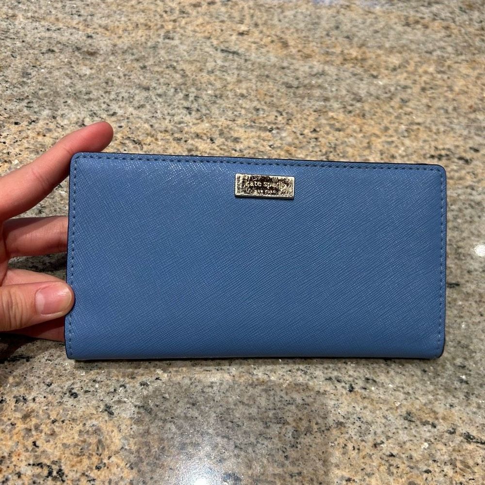 Kate Spade Long Wallet Blue